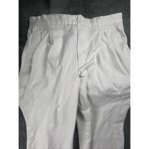 Yves Saint Laurent Pour Homme Raised Twill Trousers Men's 36x32 Straight Leg YSL